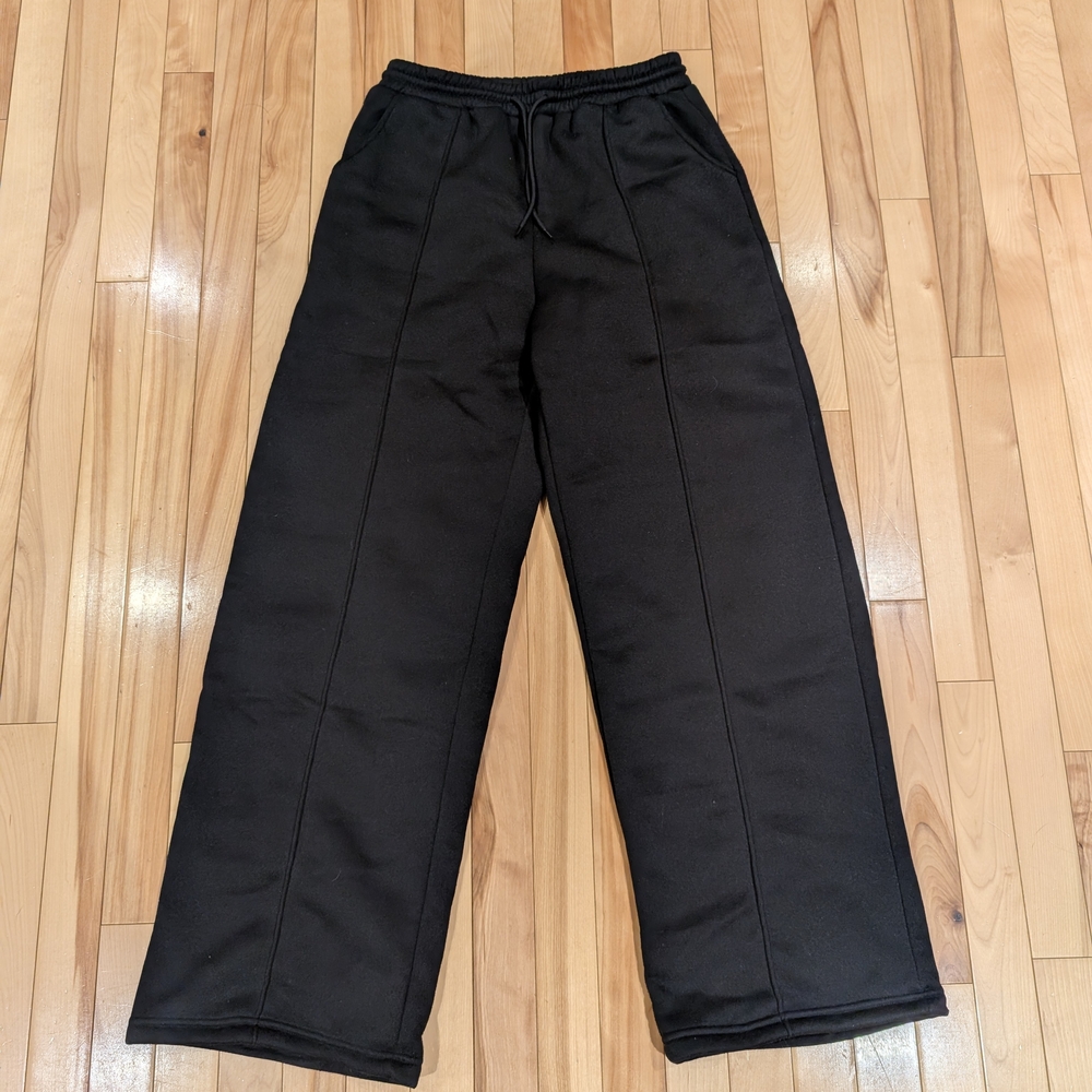 SHEIN Black Wide-Leg Trousers